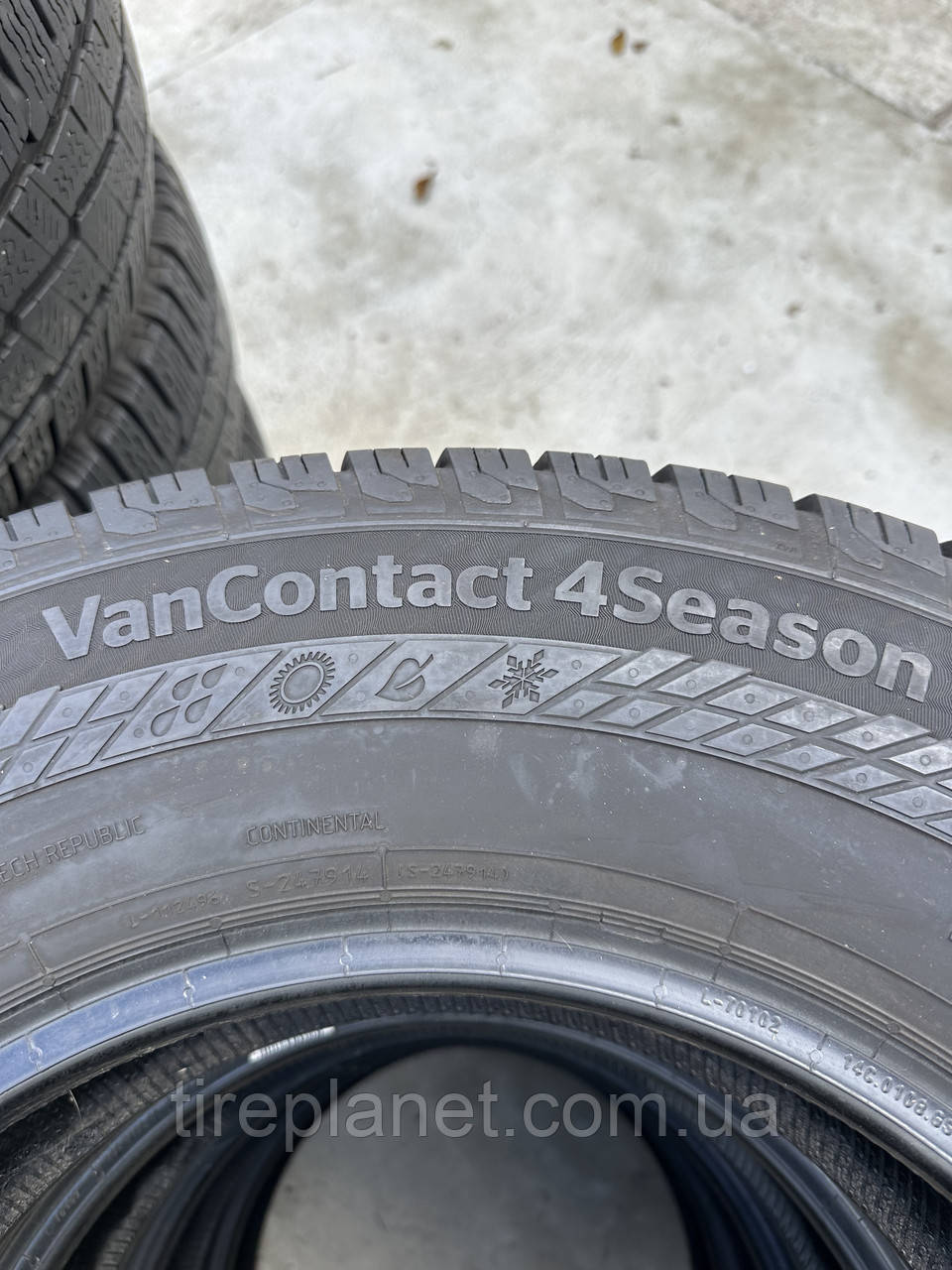 225/75/16C 121/120R Continental Van Contact 4 Season - Зображення 4