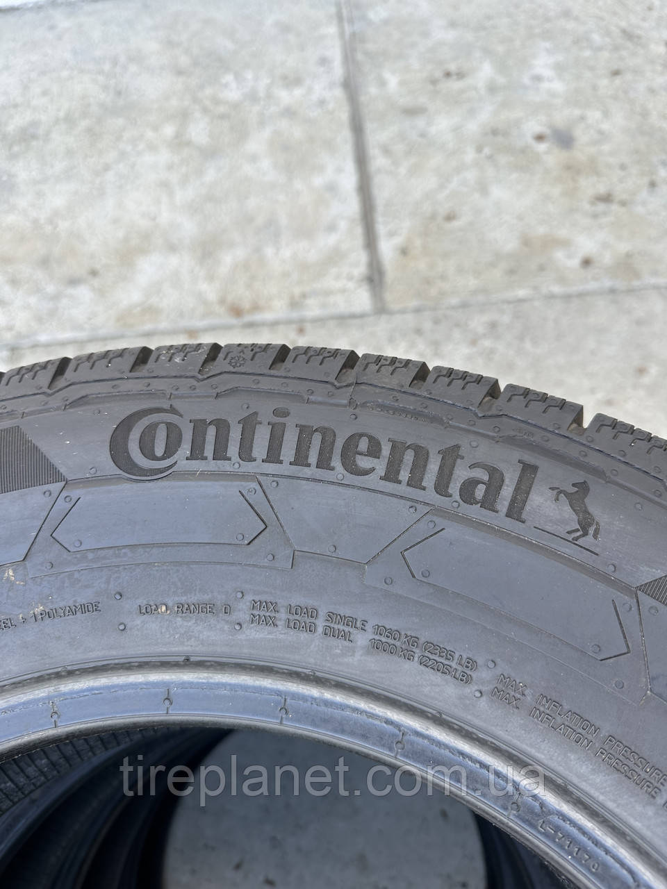 205/75/16C 110/108R Continental Van Contact Winter - Зображення 7