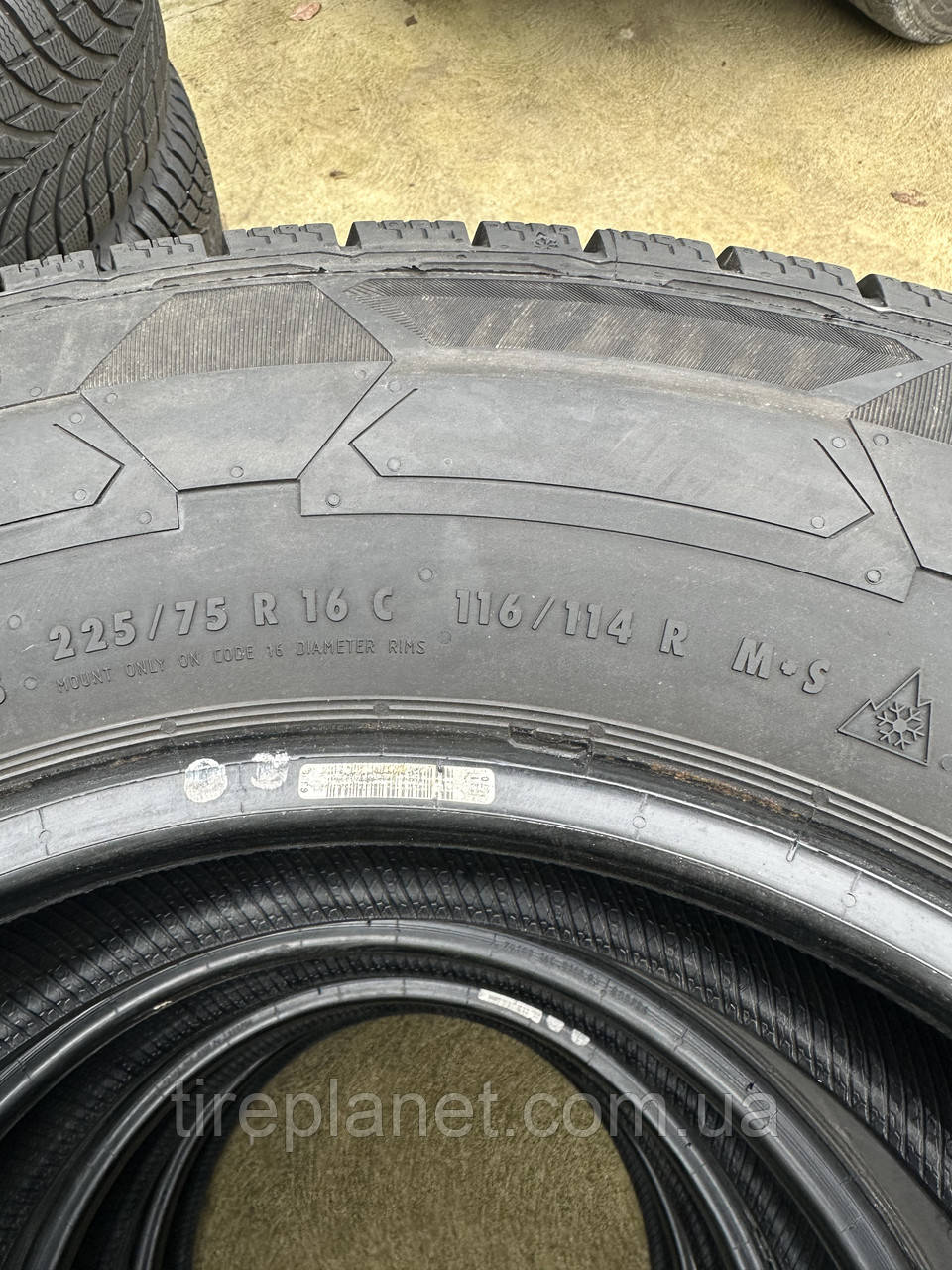 225/75/16C 116/114R Continental Van Contact Winter - Зображення 6